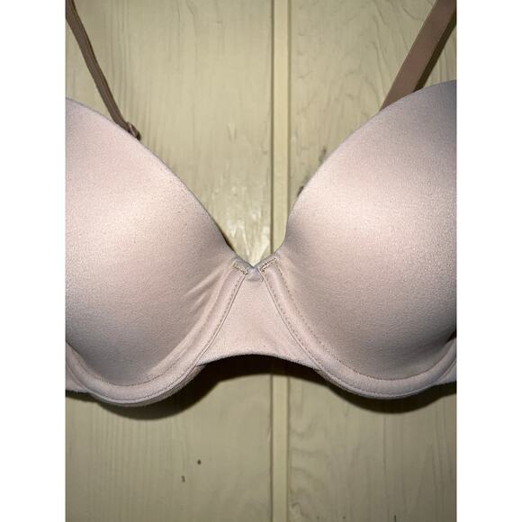 34B Soma Large Bra T-Shirt Full Coverage Underwire Smoothing Lightly Lined Tan - Picture 3 of 6